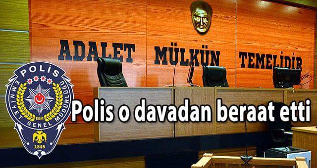 Polis Memuru O Davayı Kazandı.