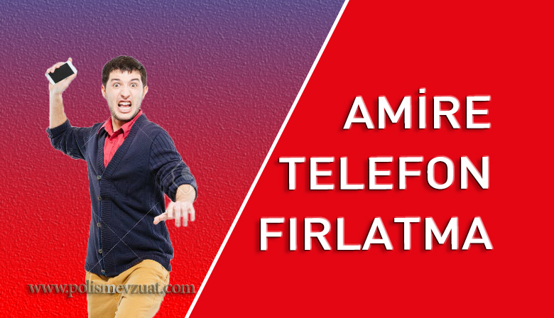 Amirin Arkasından Telefon Fırlatma İddiası