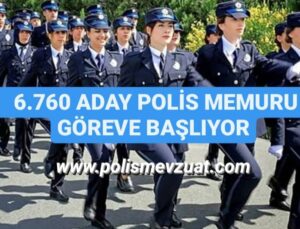 26. dönem pomem eğitim sonu sınavı sonuçları açıklandı. 6.760 aday polis memuru mesleğe başlıyor.