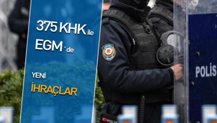 375 sayılı khk ile egm’de bazı polis memurları kamu görevinden çıkarılarak meslekten ihraç edildiler