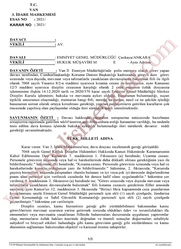 resmi uniforma logo techizat calistigi birimi sosyal medyada paylasmak 1