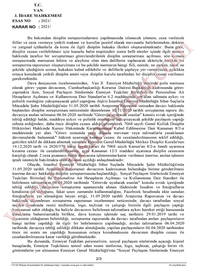 resmi uniforma logo techizat calistigi birimi sosyal medyada paylasmak 2