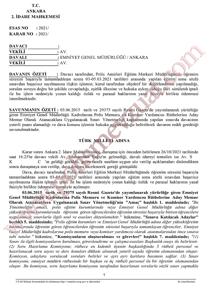 pomem egitim sonu sozlu sinavi elenme ilisik kesme 1