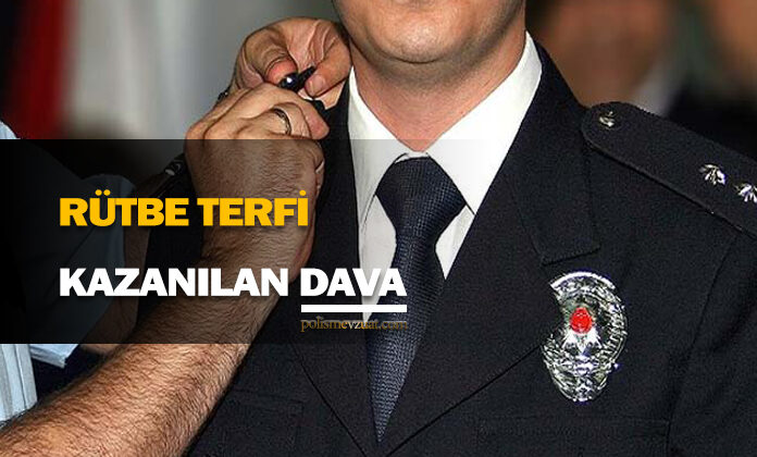 Rütbe terfi ettirilmeyen komiser yardımcısının komiserlik rütbesine terfi ettirilmesi