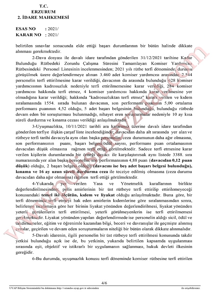 rutbe terfi verilmemesi 4