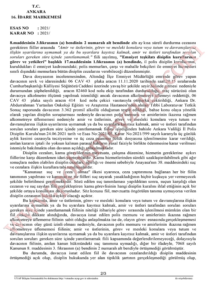 uyarilarina uymamak ya da bu uyarilara kayitsiz kalmak 2