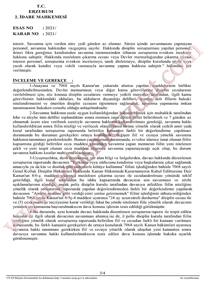 icbar suretiyle irtikap ve kisiyi hurriyetinden yoksun kilma polis memuru 3