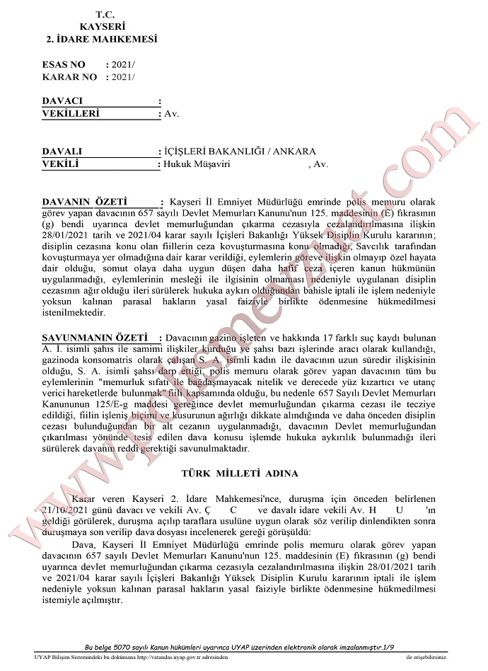 devlet memurlugundan cikarma yuz kizartici suc 1