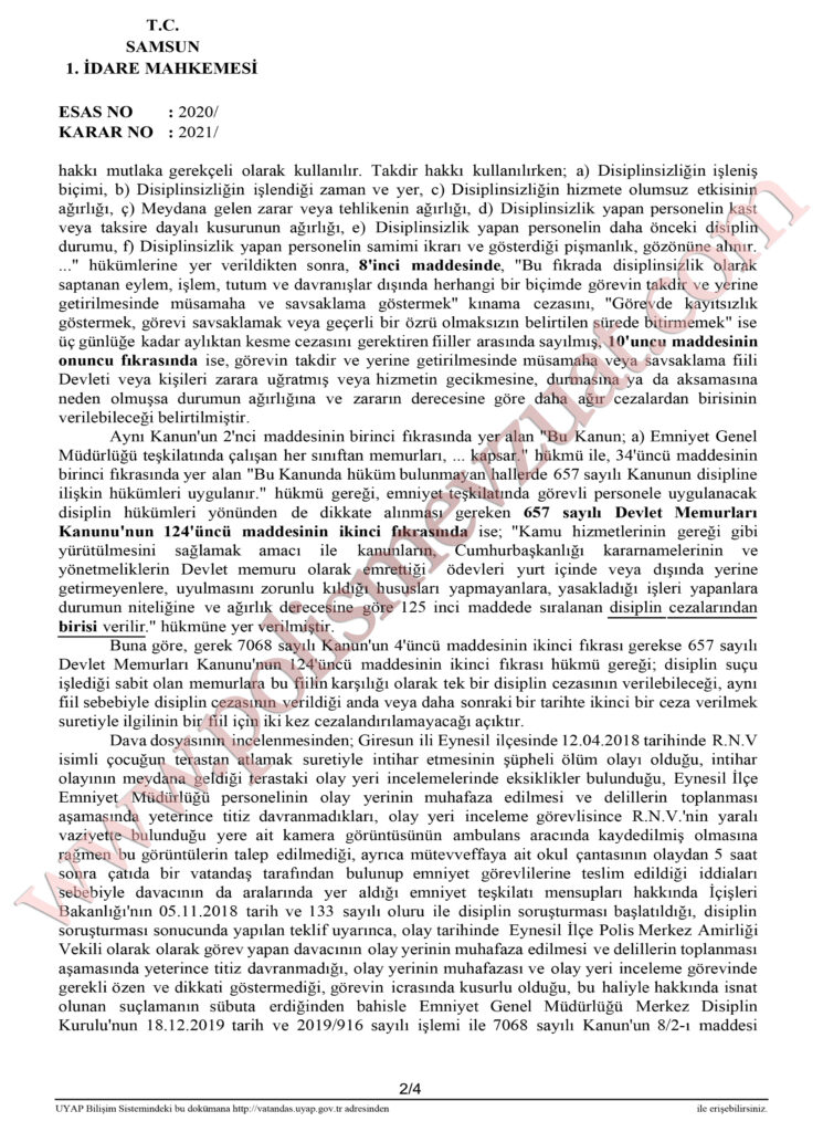 gorevde kayitsizlik gostermek ve gorevi savsaklamak 2