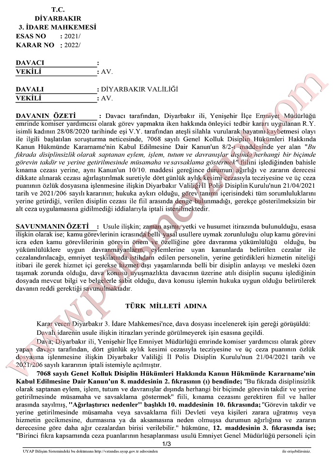 gorevin takdir ve yerine getirilmesinde musamaha ve savsaklama gostermek 1