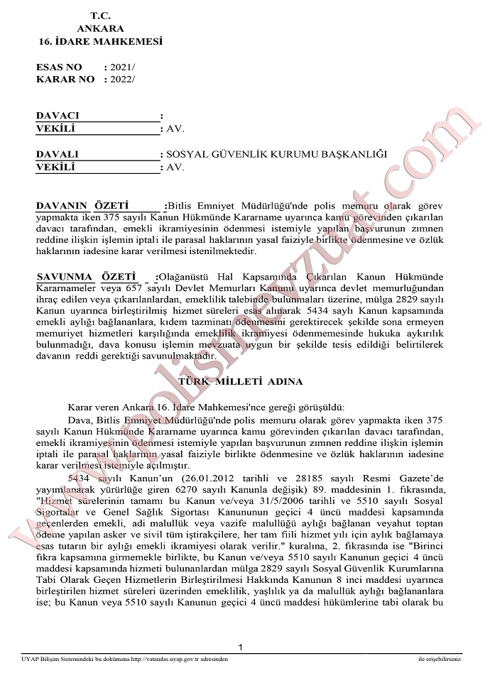kamu gorevinden cikarilan memura emekli ikramiyesi 1
