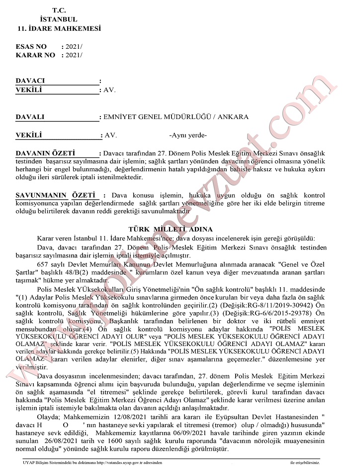 pomem sagliktan tremor nedeniyle ilisik kesme 1