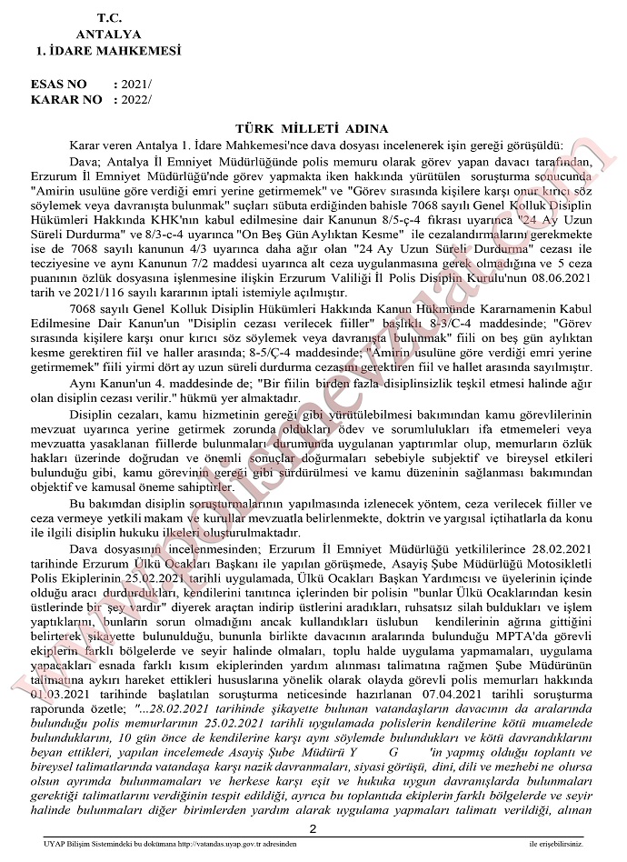 gorev sirasinda kisilere karsi onur kirici soz soylemek 2