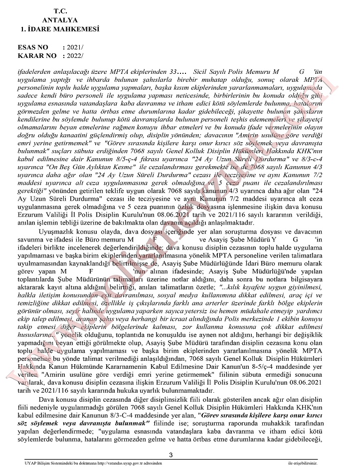 gorev sirasinda kisilere karsi onur kirici soz soylemek 3