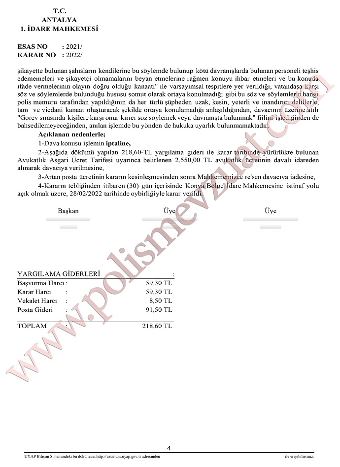 gorev sirasinda kisilere karsi onur kirici soz soylemek 4
