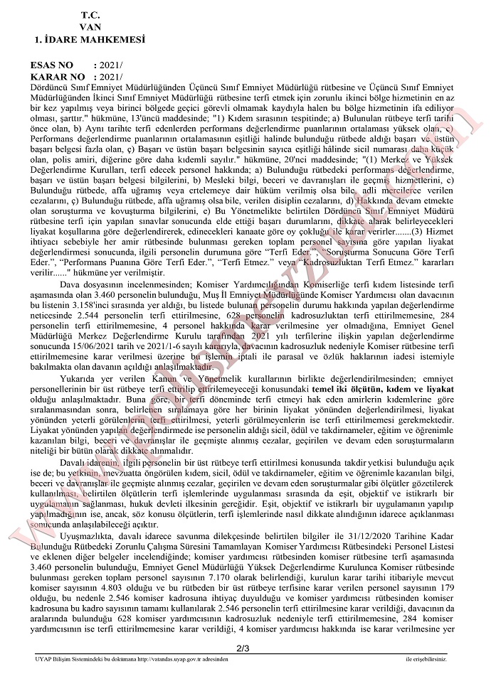 rutbe terfi ve parasal haklarin iadesi 2