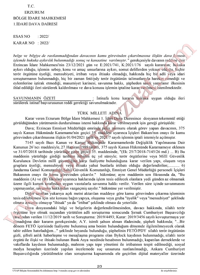 375 sayılı khk bim bölge idare mahkemesi