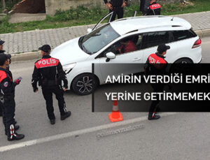 Amirin usulüne göre verdiği emri yerine getirmemek’ten polise verilen 24 ay uzun süreli durdurma cezasının iptali.