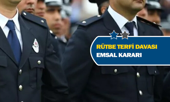 Kadrosuzluktan terfi etmez denilerek rütbesi verilmeyen komiser yardımcısının kazanılan rütbe terfi davasıdır.