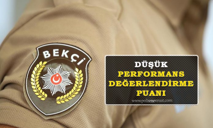 Bekçiye verilen düşük performans puanı davası.