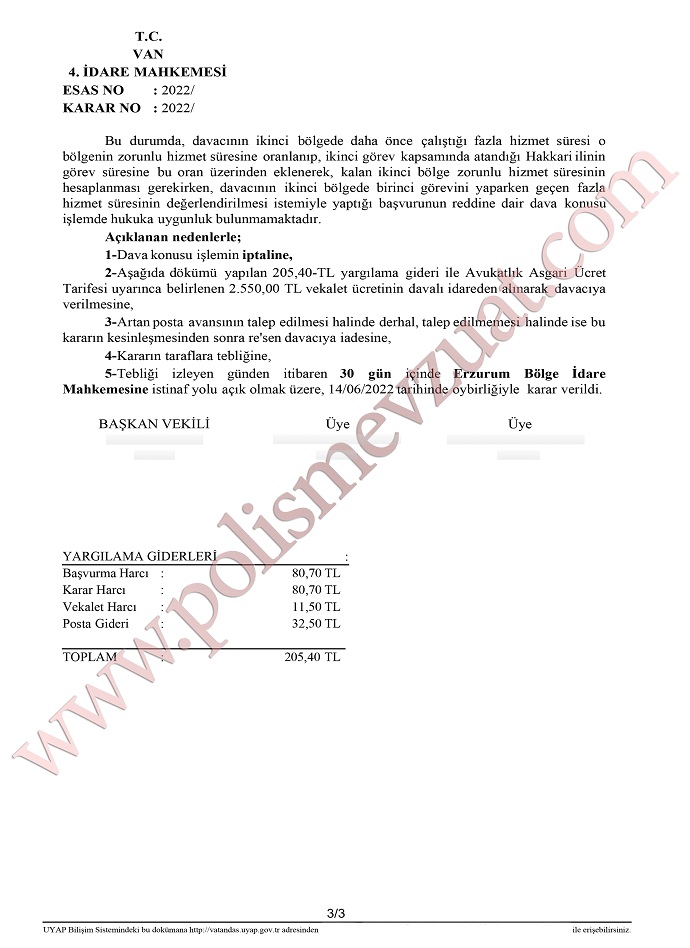 fazla yapilan ikinci bolge hizmeti 3