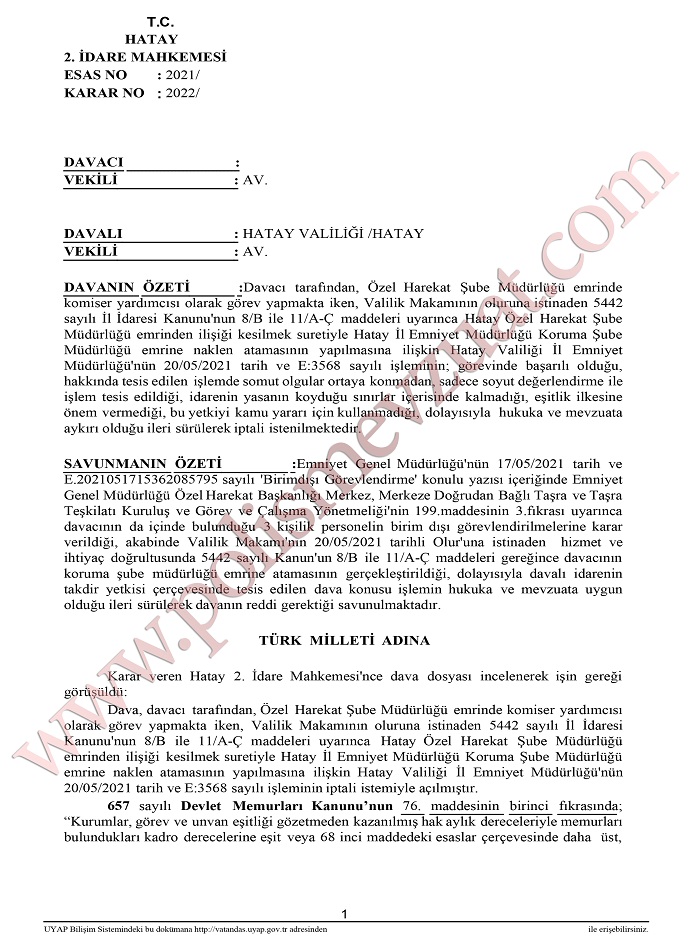 il içi atama