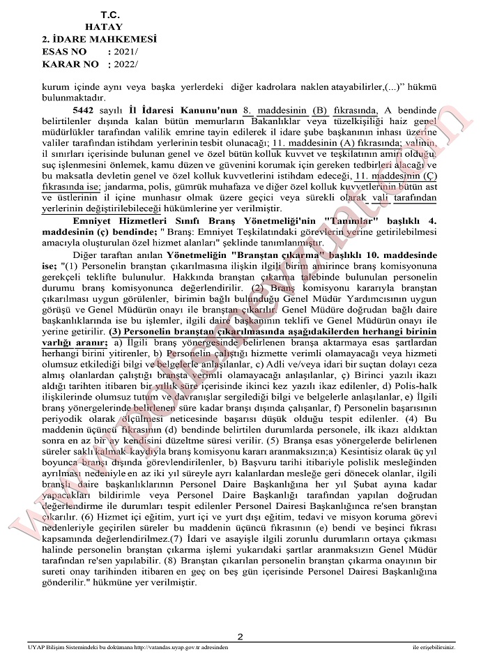 il içi naklen atama