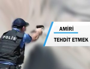 Amire silah doğrultan polis memuruna verilen cezanın iptalidir. Amir veya üstlerini tehdit etmek.