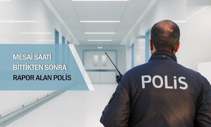 Mesai saatinden sonra rapor alan polise verilen cezanın iptali. Bölge idare mahkemesi.