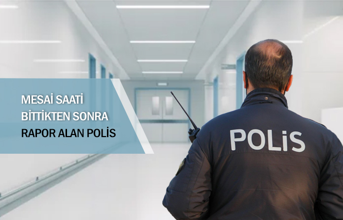 Mesai saatinden sonra rapor alan polise verilen cezanın iptali. Bölge idare mahkemesi.