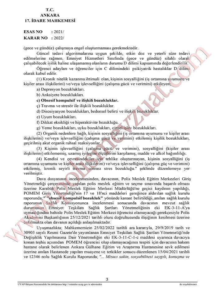 pomem Obsesif kompulsif bozukluk