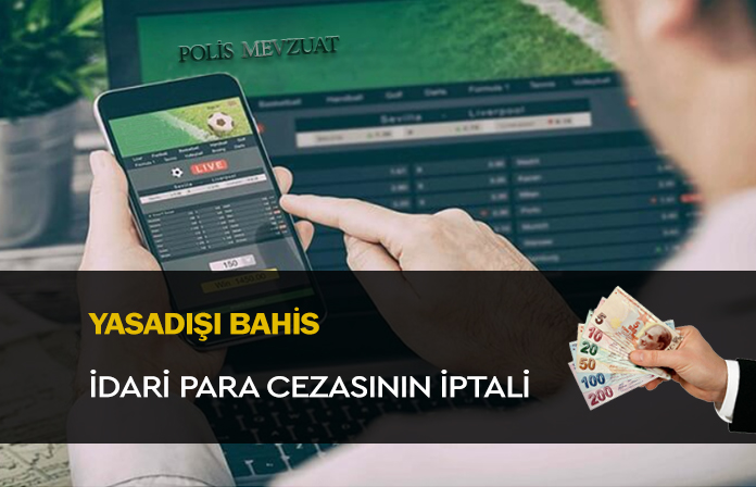 Yasadışı bahis oynayan memura verilen idari para cezasının iptali. Yasadışı bahis oynamak.