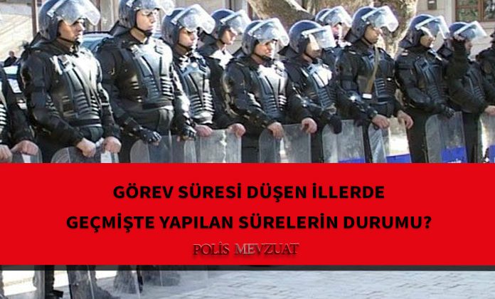 Görev süresi düşen illerde daha önce şark görevi yapan polisler de ikinci şarklarını yapmış sayılırlar mı?