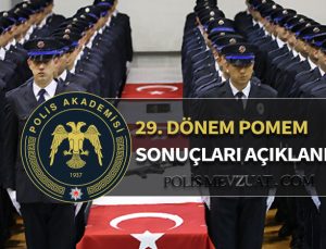 29. dönem pomem sonuçları açıklandı.