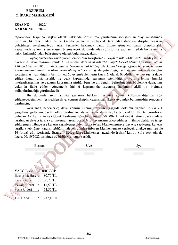 amir ve üstlerini haksız şikayet