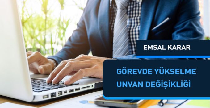 Görevde yükselme ve Unvan Değişikliği Sınavı konusunda emsal karar. Veri hazırlama ve kontrol işletmeni unvan değişikliği sınavı.