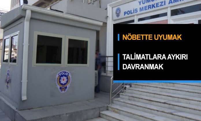 Nöbet görevine gelmemek veya nöbet ya da nokta görevinde mevzuatla veya talimatlarla belirlenen kurallara aykırı hareket etmekten ceza