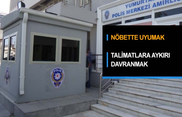 Nöbet görevine gelmemek veya nöbet ya da nokta görevinde mevzuatla veya talimatlarla belirlenen kurallara aykırı hareket etmekten ceza