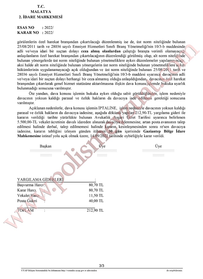 soruşturma nedeniyle branştan çıkarılma