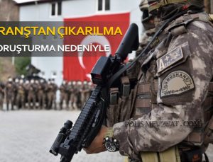 Disiplin soruşturması nedeniyle polis memurunun branştan çıkarılması.