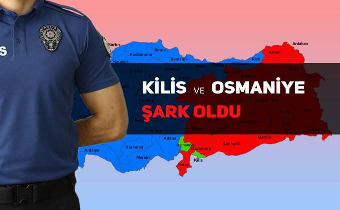 Kilis ve Osmaniye şark oldu. Depremden etkilenen iki il daha polisler için ikinci bölge statüsüne alındı.