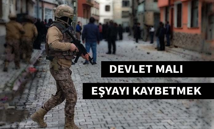 Önlem almamak veya tedbirli davranmamak yüzünden kendisine teslim edilen Devlet malı eşyanın hasar görmesine veya kaybolmasına neden olmaktan ceza