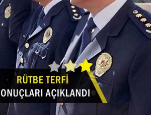 2023 yılı emniyet genel müdürlüğü rütbe terfi sonuçları açıklandı.