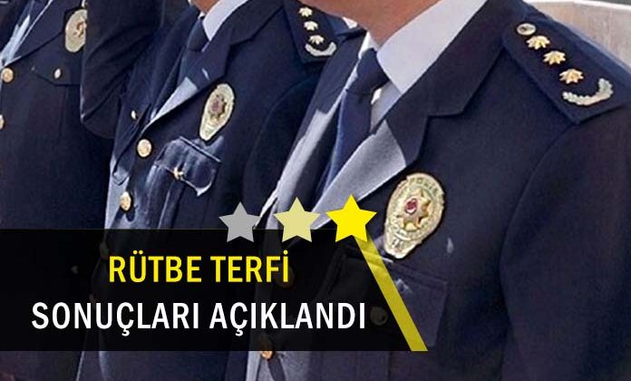 2023 yılı emniyet genel müdürlüğü rütbe terfi sonuçları açıklandı.