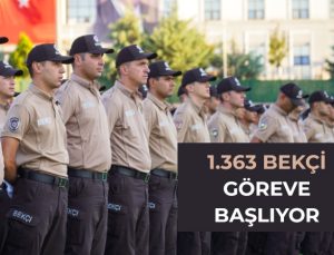 1.363 bekçi mezun olarak emniyet teşkilatına katıldı.