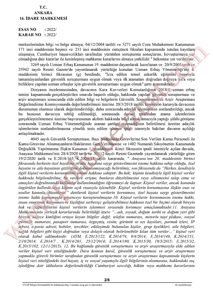 güvenlik soruşturması