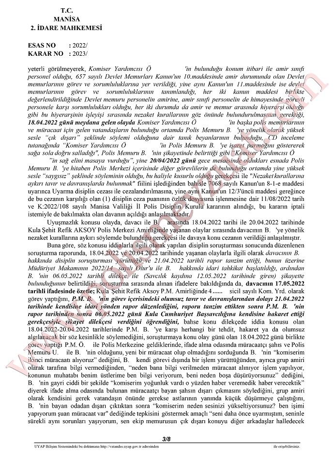 nezaket kurallarına aykırı tavır ve davranışlarda bulunmak
