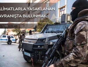 Mevzuat veya talimatlarla yasaklanan davranışlarda bulunmaktan polis memuruna verilen cezanın iptali.