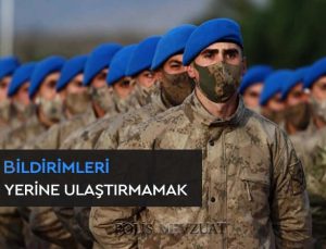 Bildirimleri süresi içinde yerine ulaştırmamak’tan jandarma uzman çavuşa verilen ceza.