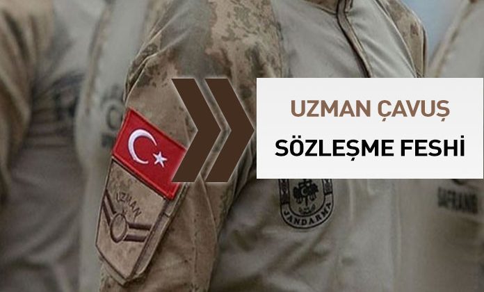 Jandarma uzman çavuş sözleşme feshi davası emsal kararı.